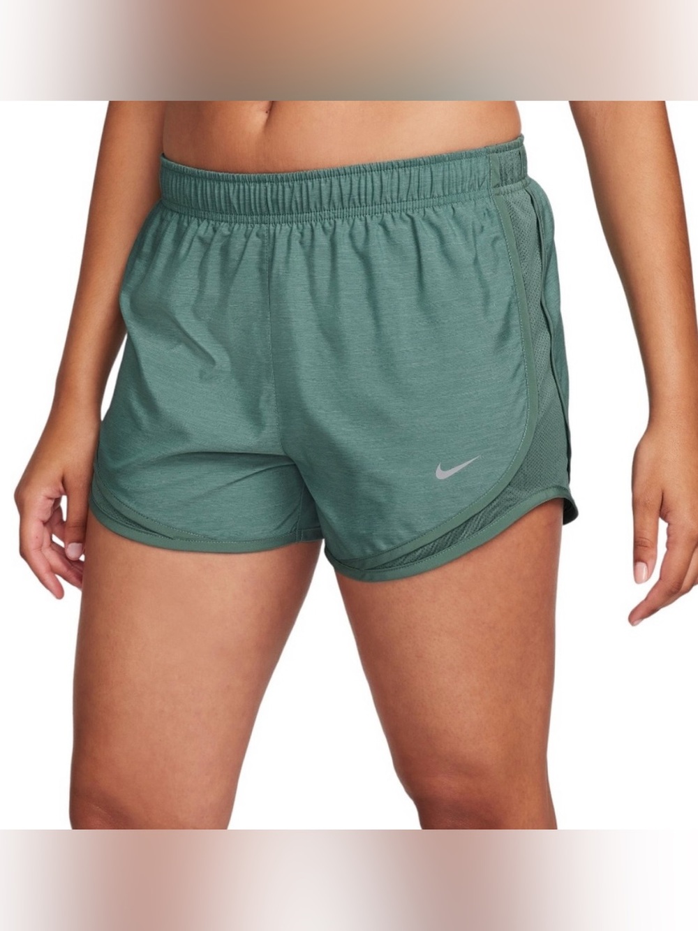 NWT Nike Women's Dri-FIT Running Shorts in Forest Green